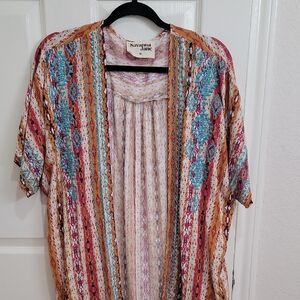 Savanna Jane Multicolor Bohemian Kimono